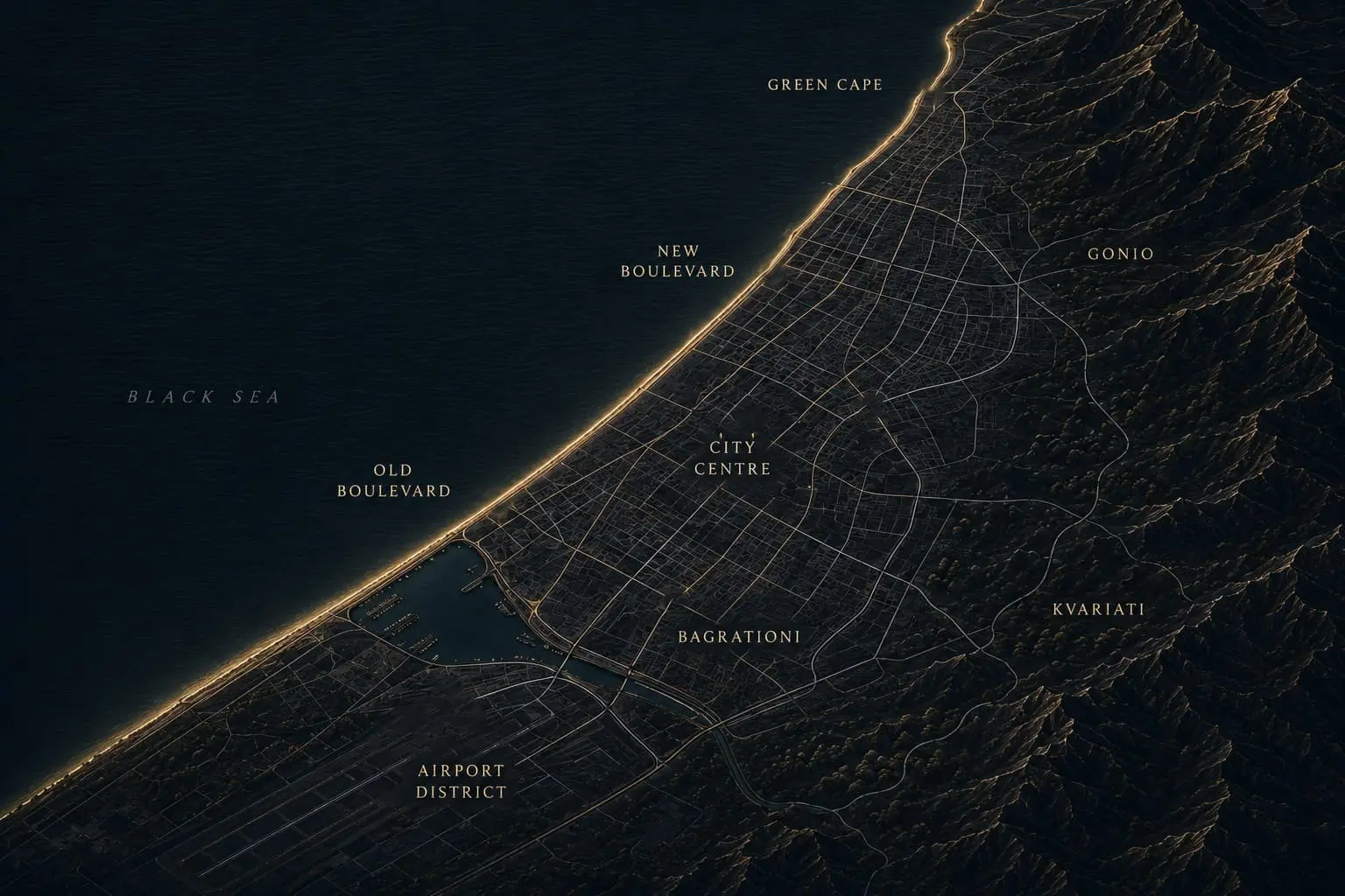 Premium property locations across Batumi
